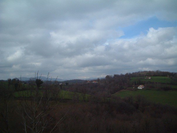 The first sight of the Pyrenees