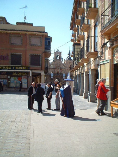 Street performer in Astorga