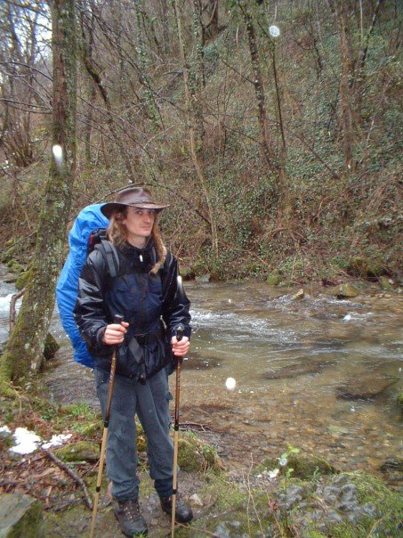 Brantz, in one of the less terrifying parts of the off-road section