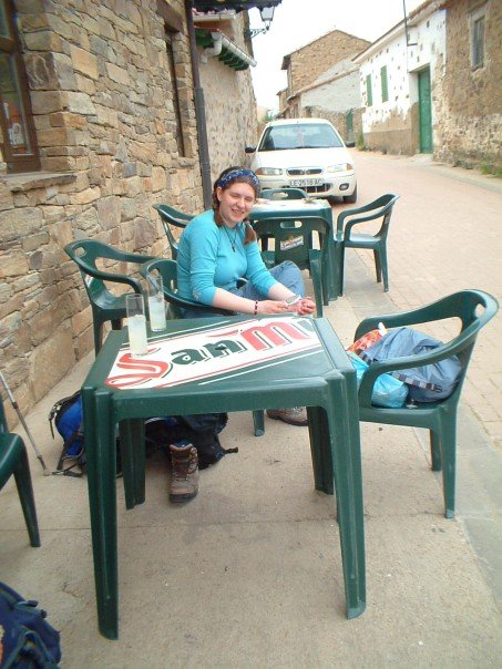 Wayside footcare in Santa Catalina de Somoza