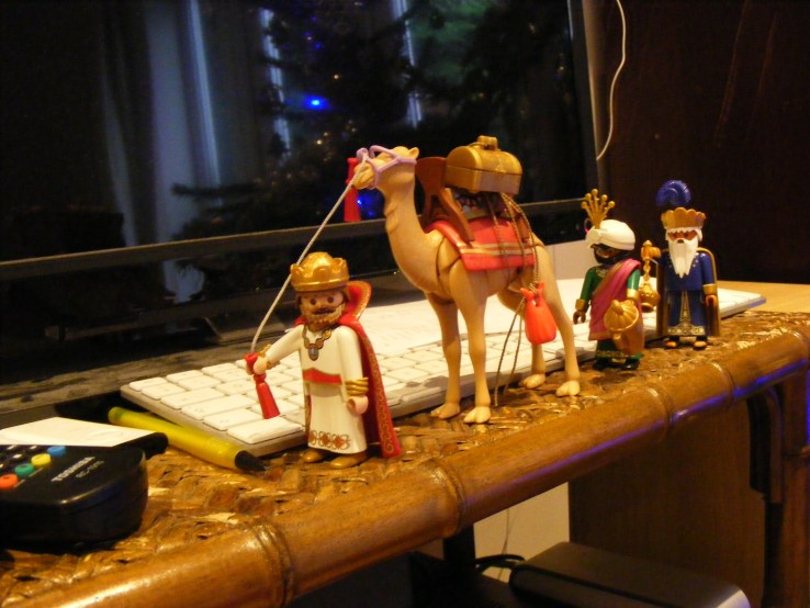 Kings and camel from Playmobil nativity set