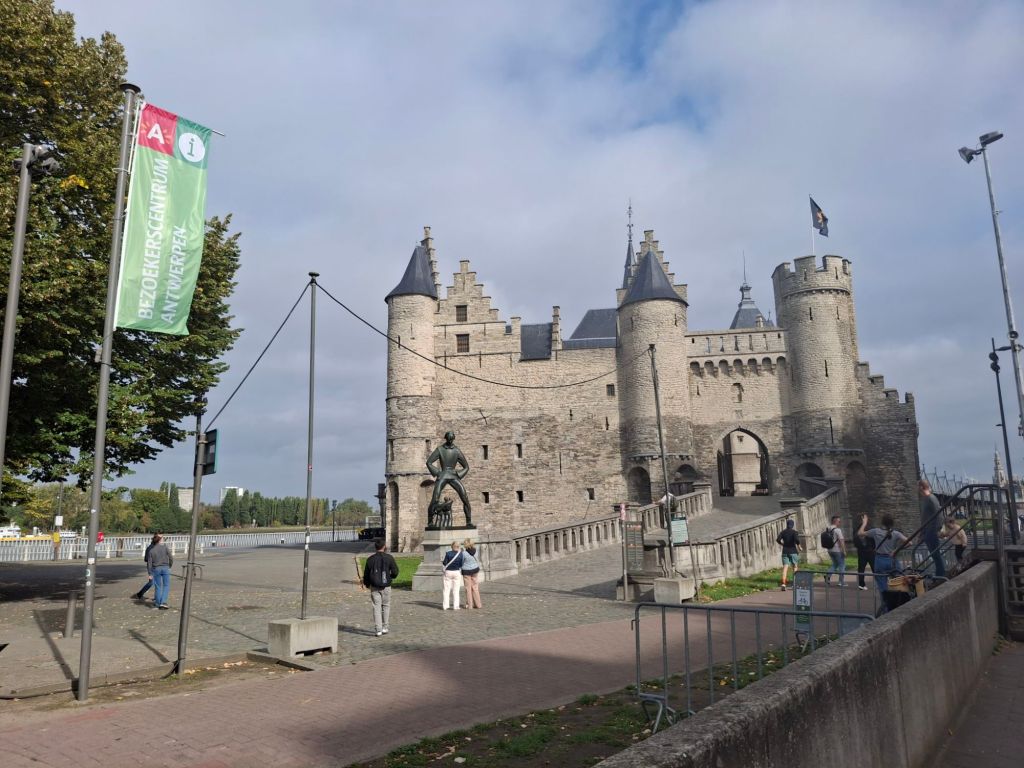 Stone castle with turrets